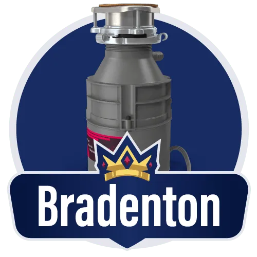 a graphic of bradenton garbage disposal repair services by Kingdom Appliance Repair in Bradenton FL